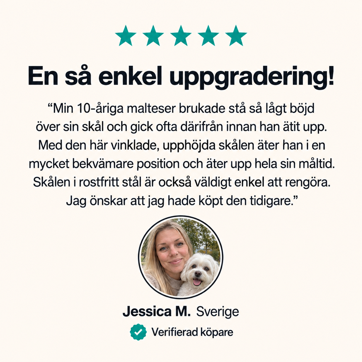 Sundatass™ Ortopedisk Hundskål